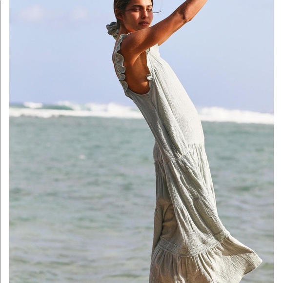 Free People Caught In Motion Maxi Dress- NEW - Picture 8 of 8
